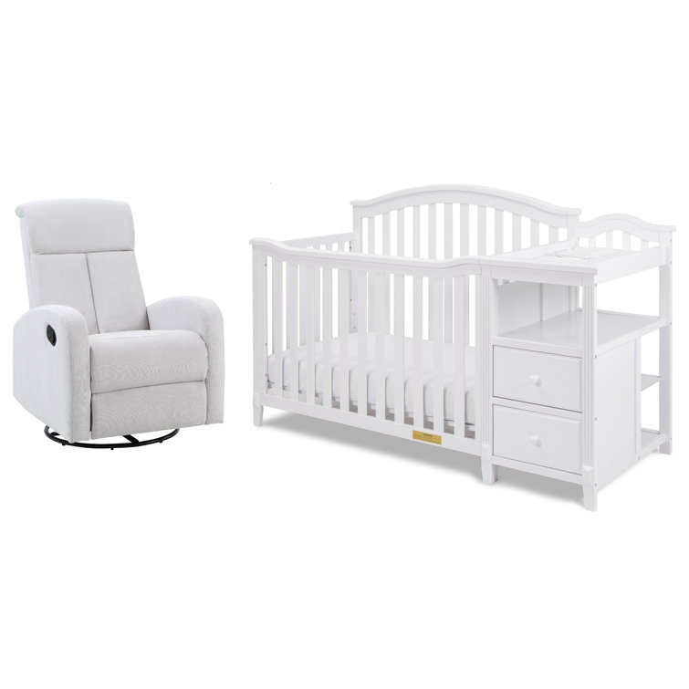 AFG International Furniture Kali Convertible Crib and Changer Combo 2 Piece Nursery Furniture Set Reviews Wayfair